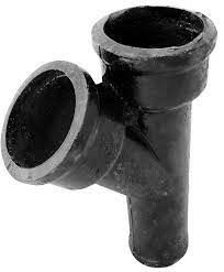 Тройник чугун канал косой б/н Ду100х50х45