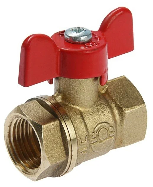 Кран шар. лат. VALFEX  ВР/ВР ручка-бабочка,  1/2" (96/24)