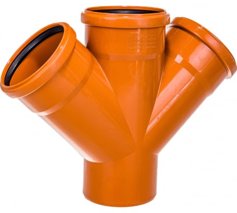 Крестовина  ПП 110/110/110х45 наруж. канализац. РТП однопл. 36550