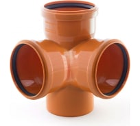 Крестовина  ПП 110/110/110х87 наруж. канализац. РТП двухпл. 36552