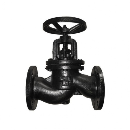 Клапан запорный чугунный, 15кч16нж Ду65 Ру25 фл.